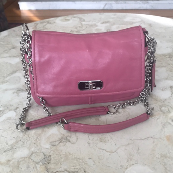 Coach Handbags - Authentic COACH Madison Two-Way Pink Leather Bag